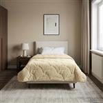 vidaXL Vol jaar dekbed Crème 155 x 200 cm Microfiber en Teddy fleece