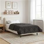 vidaXL Zomer Dekbed Antraciet 155 x 200 cm Microfiber en Teddy fleece