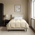 vidaXL Winter Dekbed Gekwilt Crème 140 x 220 cm Microfiber