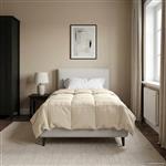 vidaXL Winter Dekbed Gekwilt Crème 135 x 200 cm Microfiber