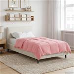 vidaXL Winter Dekbed Gekwilt Roze 155 x 220 cm Microfiber