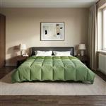 vidaXL Vol jaar dekbed Gekwilt Groen 200 x 240 cm Microfiber