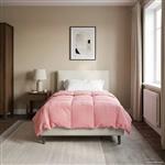 vidaXL Zomer Dekbed Gekwilt Roze 155 x 200 cm Microfiber