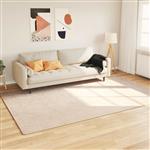vidaXL Vloerkleedloper MARSA Crème 230 x 150 cm Polyester en PVC