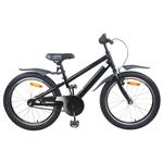 vidaXL Kinderfiets 20 Inch voor 6-11 jaar oud Zwart