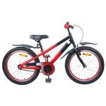 vidaXL Kinderfiets 20 Inch voor 6-11 jaar oud Blauw Zwart