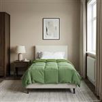 vidaXL Winter Dekbed Gekwilt Groen 140 x 200 cm Microfiber