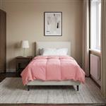 vidaXL Winter Dekbed Gekwilt Roze 155 x 200 cm Microfiber