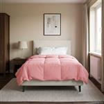 vidaXL Zomer Dekbed Gekwilt Roze 155 x 220 cm Microfiber