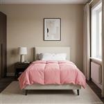 vidaXL Zomer Dekbed Gekwilt Roze 140 x 200 cm Microfiber