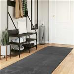 vidaXL Vloerkleden Rechthoekig HUARTE Antraciet 300 x 80 cm Polyester