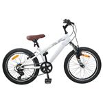 vidaXL Kids Mountain Bike 20 Inch 6-Speed voor 5-8 jaar oud Wit