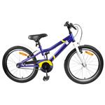 vidaXL Kinderfiets 20 Inch voor 6-11 jaar oud Blauw Wit