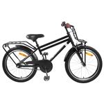 vidaXL Kinderfiets 22 Inch voor 7-12 jaar oud Zwart