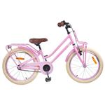 vidaXL Kinderfiets 22 Inch voor 7-12 jaar oud Lichtroze