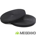 StarTech.com Klittenband kabelbinder 7,5 m rol zwart kabelbinder
