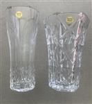 2 vazen Christal d’arques