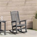 vidaXL Tuin Schommelstoel Lichtgrijs 92 x 70 x 108cm HDPE