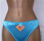 Gesatineerde String in Prachtige Blauwe Kleur