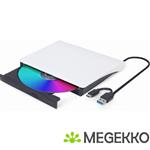 Gembird DVD-USB-031-BW optisch schijfstation Intern DVDRW Zwart