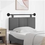 vidaXL Hangend Hoofdeinde Gestreept Donkergrijs 110 x 55 x 5 cm Stof