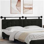 vidaXL Hangend Hoofdeinde Zwart 210 x 55 x 5 cm Nep Leer