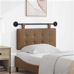 vidaXL Hangend Hoofdeinde Cappuccino 100 x 55 x 5 cm Nep Leer