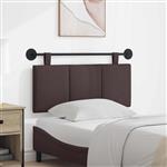 vidaXL Hangend Hoofdeinde Gestreept Donkerbruin 110 x 55 x 5 cm Stof