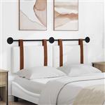vidaXL Hangend Hoofdeinde Wandgemonteerd Wit 150 x 55 x 5 cm Antiek PU
