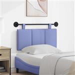 vidaXL Hangend hoofdbord Jeans Blauw Stof