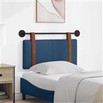 vidaXL Hangend Hoofdeinde Effen Blauw 90 x 55 x 5 cm Antiek PU