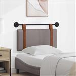 vidaXL Hangend Hoofdeinde Effen Taupe 90 x 55 x 5 cm Antiek PU