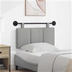 vidaXL Hangend Hoofdeinde Gestreept Wolkengrijs 90 x 55 x 5 cm Stof