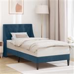 vidaXL Bedframe met hoofdeinde Blauw 80 x 200 cm Fluweel