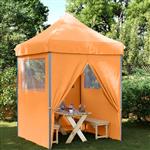 vidaXL Partytent Oranje 200 x 200 x 306 cm Oxford Stof