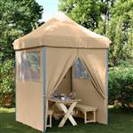 vidaXL Partytent Beige 200 x 200 x 306 cm Oxford Stof