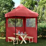 vidaXL Partytent Bordeauxrood 200 x 200 x 306 cm Oxford Stof