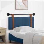 vidaXL Hangend hoofdbord Blauw Antiek PU