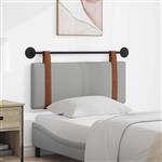 vidaXL Hangend Hoofdeinde Effen Wolkengrijs 110 x 55 x 5 cm Antiek PU