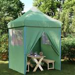 vidaXL Partytent Groen 200 x 200 x 306 cm Oxford Stof