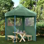 vidaXL Partytent Groen 200 x 200 x 306 cm Oxford Stof
