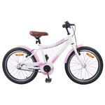 vidaXL Kinderfiets 24 Inch voor 8-12 jaar oud Lichtroze