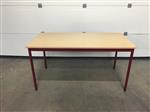 (132) Werktafel 140 breed eettafel beukkleurig