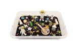 Sensory Play Tray - ruimte - speelrijst