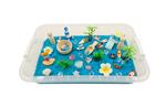 Sensory Play Tray - zomer-vakantie - speelrijst