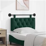 vidaXL Hangend Hoofdeinde Donkergroen 90 x 55 x 7 cm Fluweel