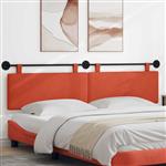 vidaXL Hangend Hoofdeinde Rood-oranje 210 x 55 x 5 cm Katoen Stof