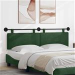 vidaXL Hangend Hoofdeinde Jungle Groen 190 x 55 x 5 cm Katoen Stof