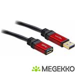 Delock 82755 Verlengkabel USB 3.0 Type-A male > USB 3.0 Type-A female 5 m Premium