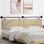 vidaXL Hangend Hoofdeinde Lichtgroen Grijs 210 x 55 x 5 cm Katoen Stof